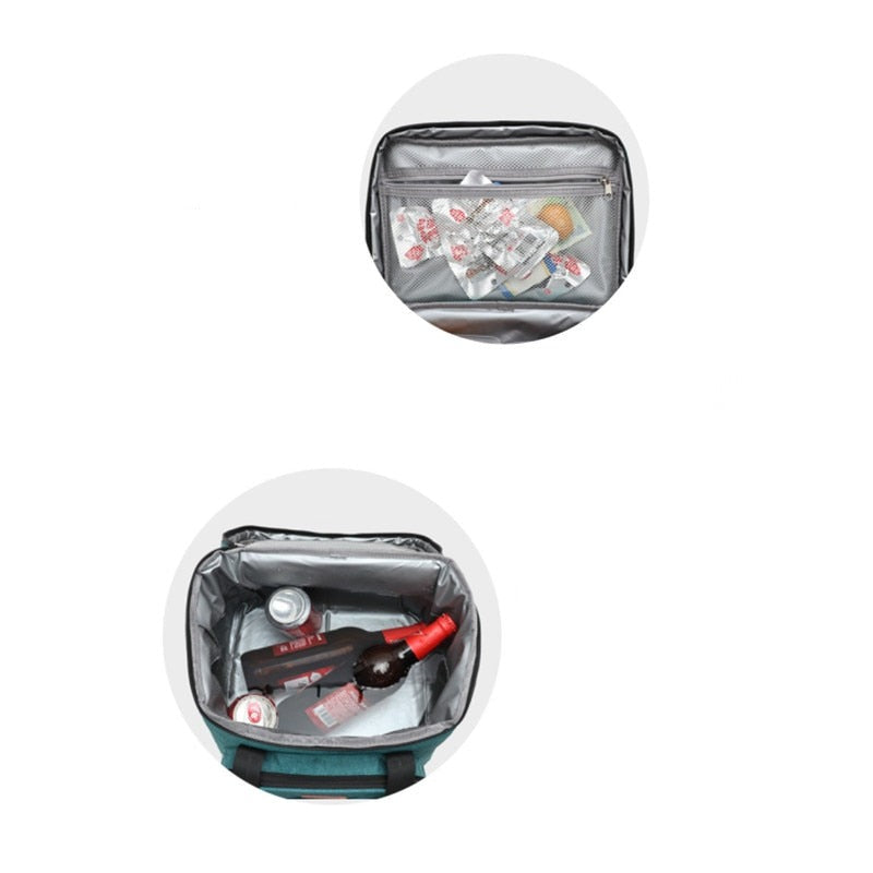 glacière souple rouge 16 Litres pochettes
loading=
