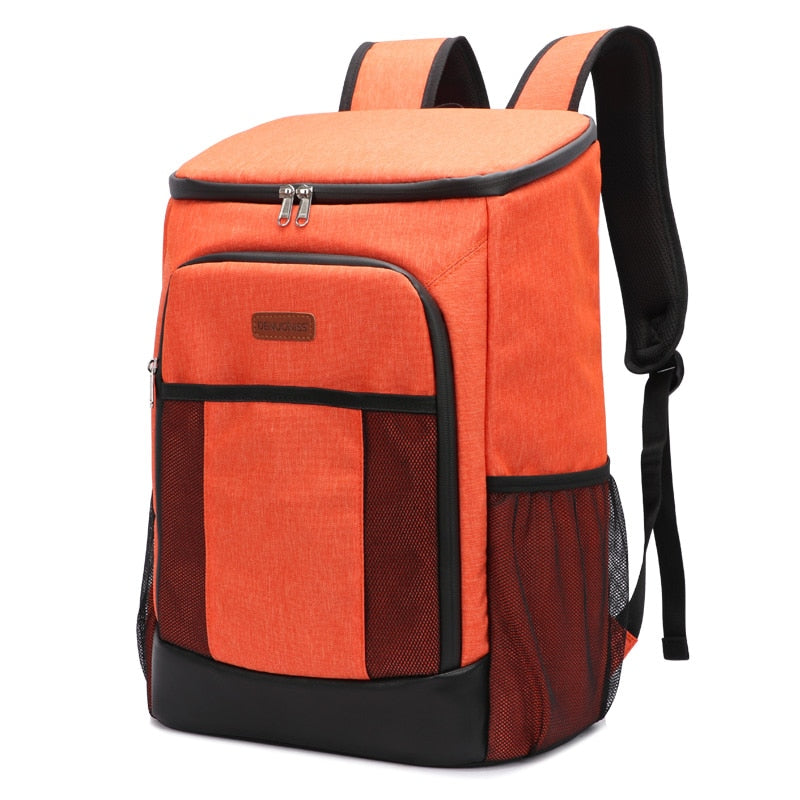 Sac à dos isotherme 30L orange vue de face
loading=
