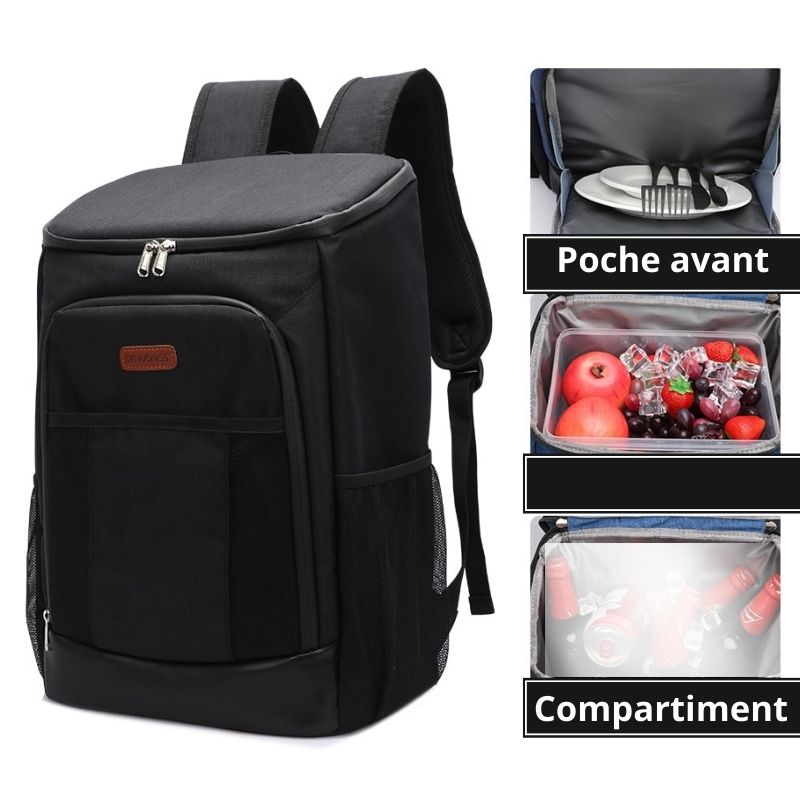 Sac à dos isotherme noir 30L
loading=