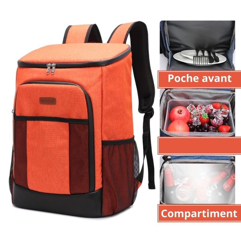 Sac à dos isotherme orange 30L
loading=