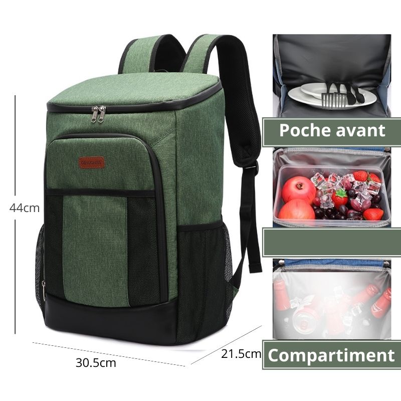 Sac à dos Isotherme Vert 30L
loading=