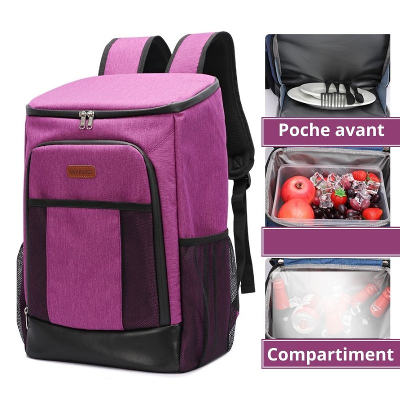Sac à dos isotherme violet 30L
loading=
