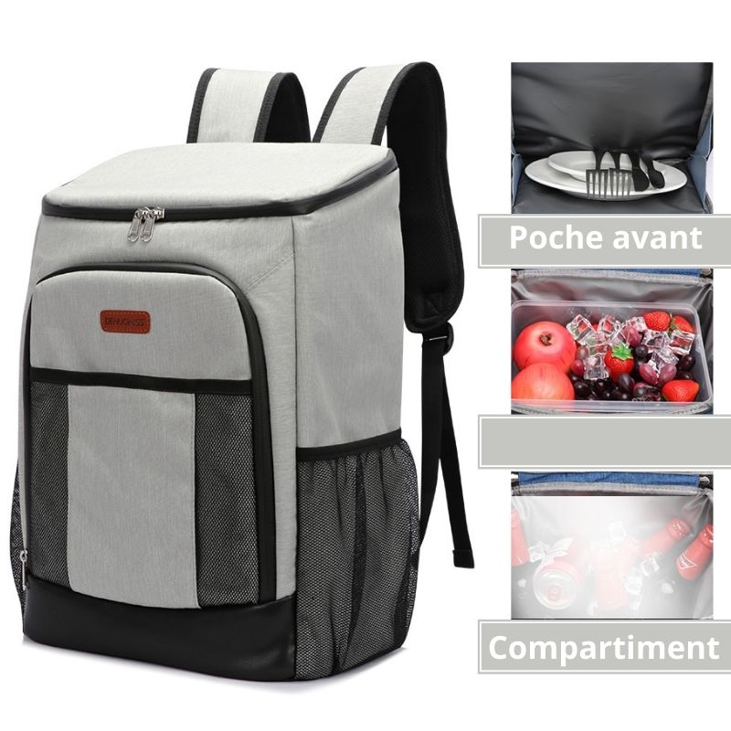 Sac à dos isotherme gris 30L
loading=