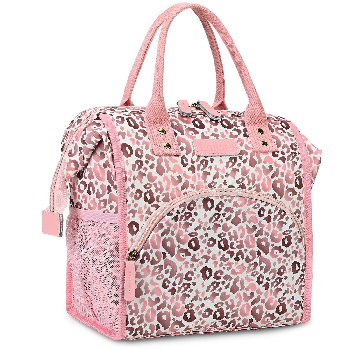 Sac isotherme repas  femme rose léopard 10 litres

    
    loading=