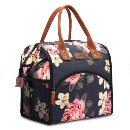 Sac isotherme repas femme pivoine