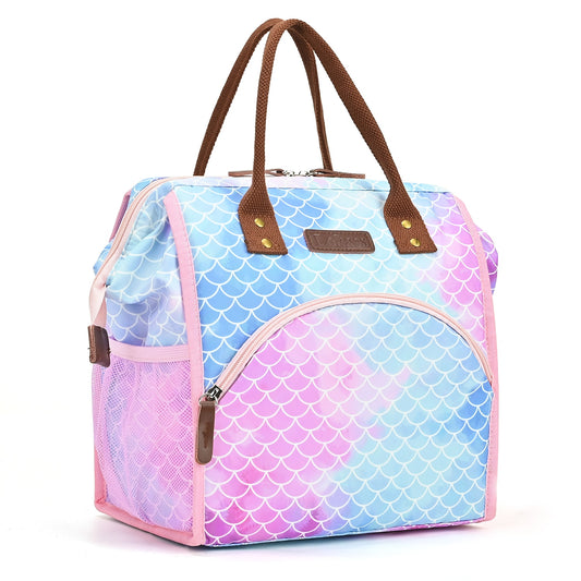 Sac isotherme repas bleu vagues